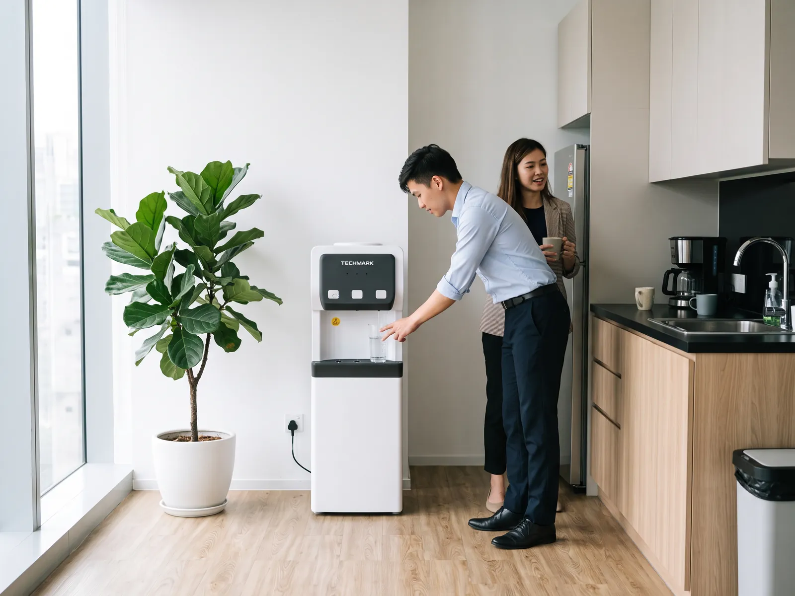Techmark Water dispensers — Office pantry