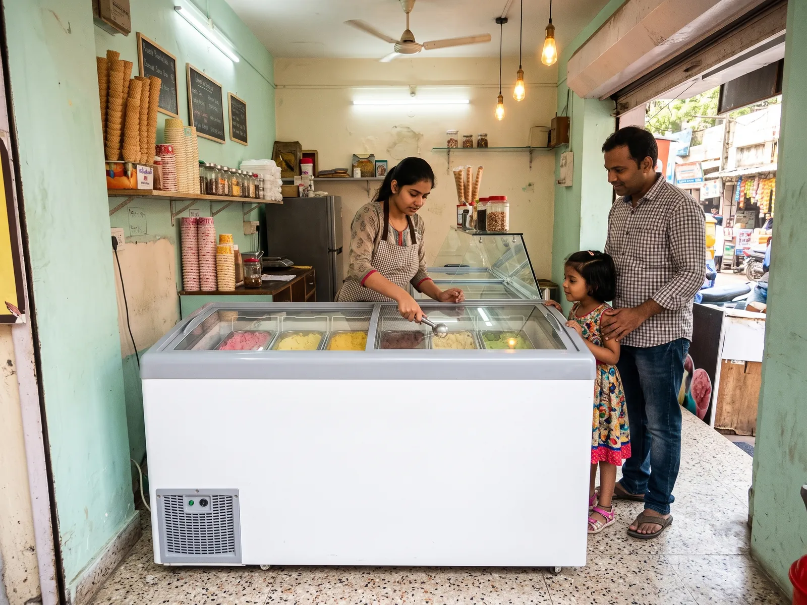 Techmark Deep freezers — Ice-cream parlour